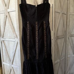 Self - Portrait Lace Black Dress Size 6